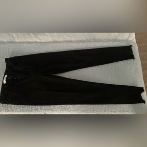 Black skinny leg jeans with stretch.  Like new. Size 7/27.